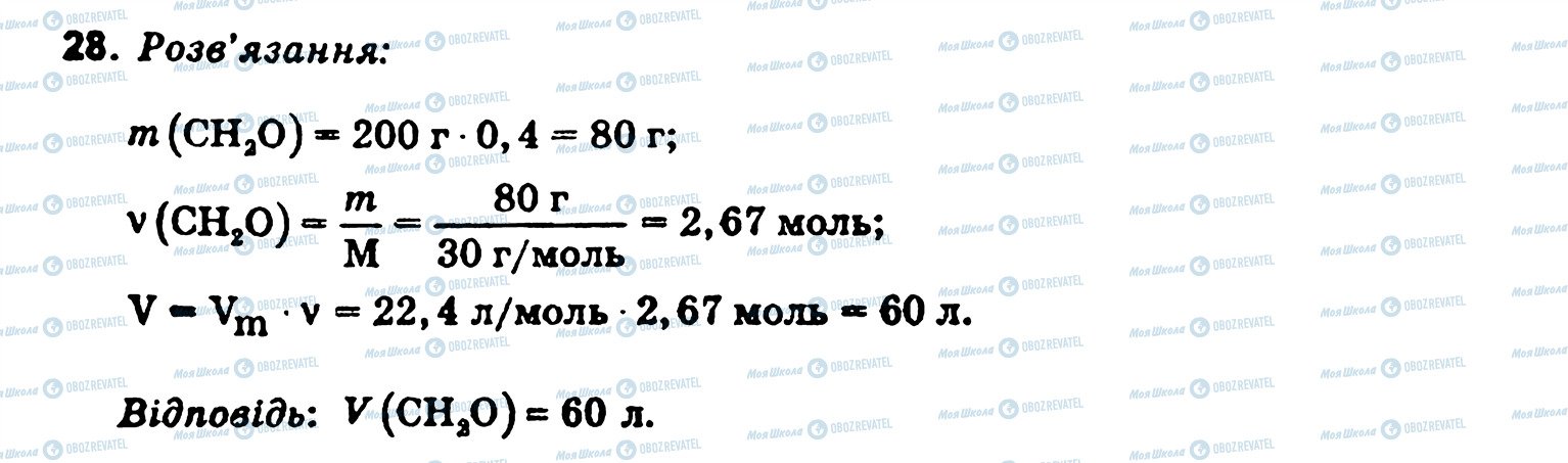 ГДЗ Химия 11 класс страница 28