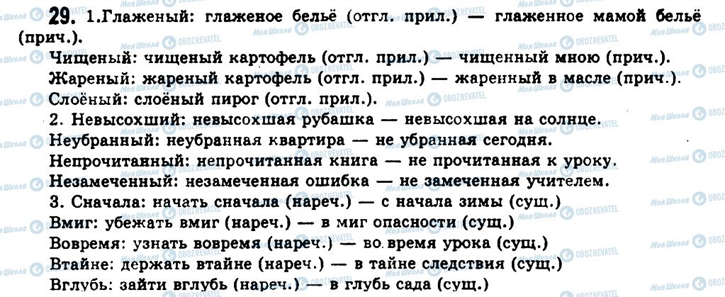 ГДЗ Російська мова 11 клас сторінка 29