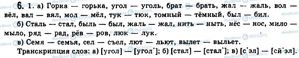 ГДЗ Російська мова 11 клас сторінка 6