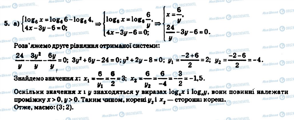 ГДЗ Алгебра 10 клас сторінка 5