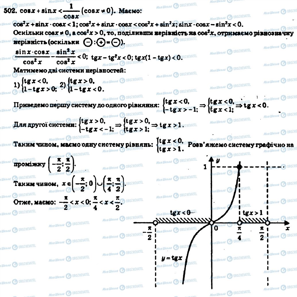 ГДЗ Алгебра 10 клас сторінка 502