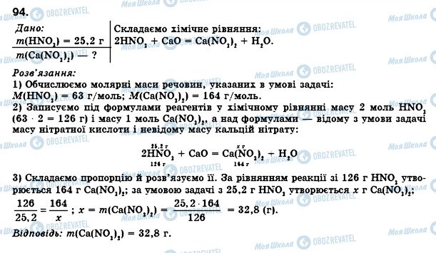 ГДЗ Химия 8 класс страница 94