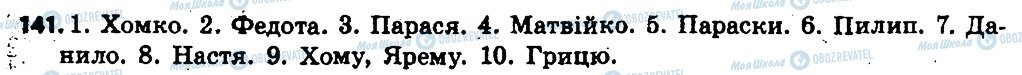 ГДЗ Українська мова 6 клас сторінка 141