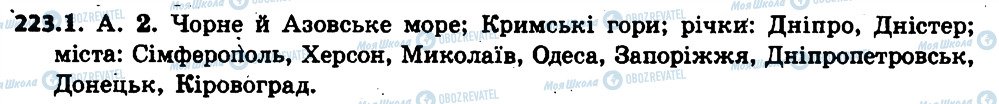 ГДЗ Українська мова 6 клас сторінка 223