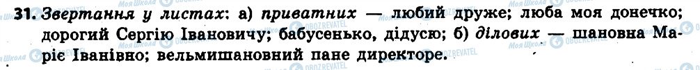 ГДЗ Українська мова 6 клас сторінка 31
