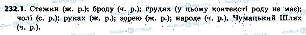 ГДЗ Українська мова 6 клас сторінка 232