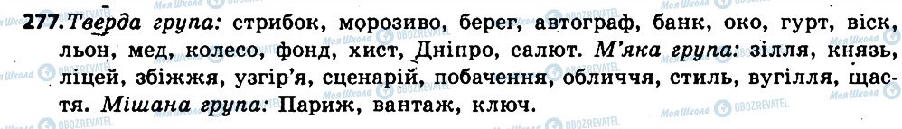 ГДЗ Укр мова 6 класс страница 277