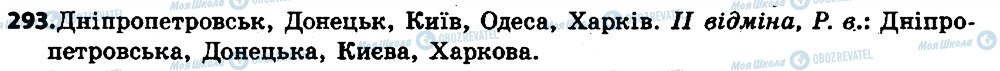 ГДЗ Українська мова 6 клас сторінка 293