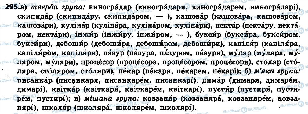 ГДЗ Українська мова 6 клас сторінка 295