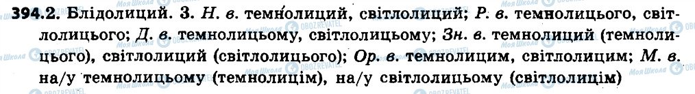 ГДЗ Українська мова 6 клас сторінка 394