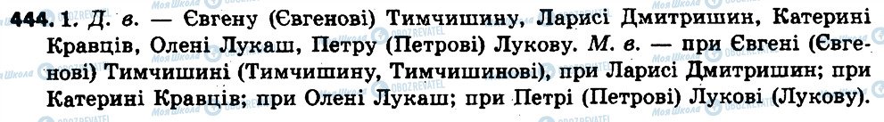 ГДЗ Укр мова 6 класс страница 444