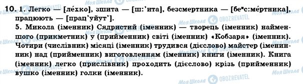 ГДЗ Українська мова 7 клас сторінка 10