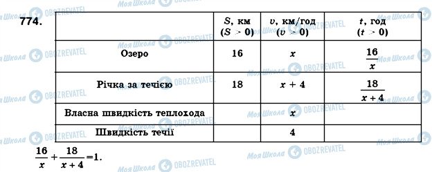 ГДЗ Алгебра 8 класс страница 774