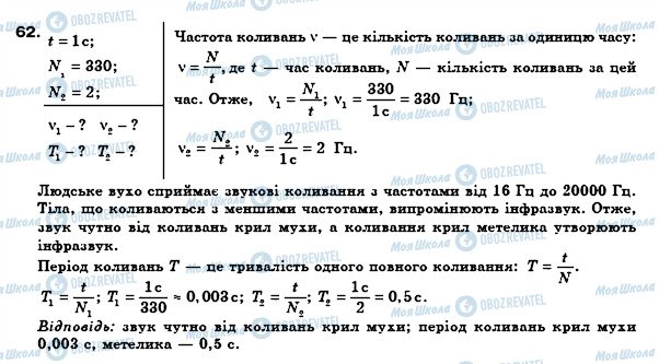 ГДЗ Физика 8 класс страница 62