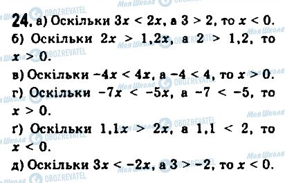 ГДЗ Алгебра 9 класс страница 24