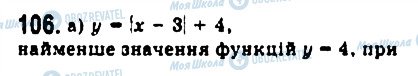 ГДЗ Алгебра 9 клас сторінка 106