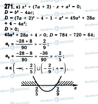 ГДЗ Алгебра 9 класс страница 271