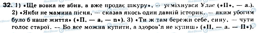 ГДЗ Українська мова 9 клас сторінка 32