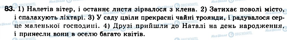 ГДЗ Укр мова 9 класс страница 83