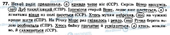 ГДЗ Українська мова 9 клас сторінка 77