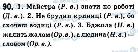 ГДЗ Українська мова 6 клас сторінка 90