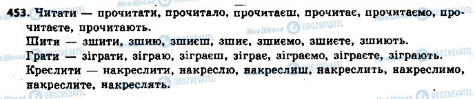 ГДЗ Українська мова 6 клас сторінка 453
