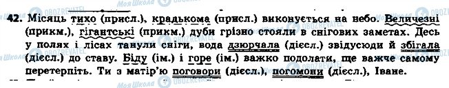 ГДЗ Українська мова 6 клас сторінка 42