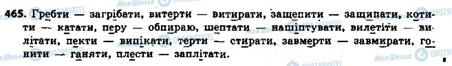 ГДЗ Українська мова 6 клас сторінка 465