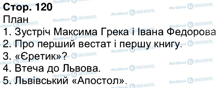 ГДЗ Українська література 6 клас сторінка 120