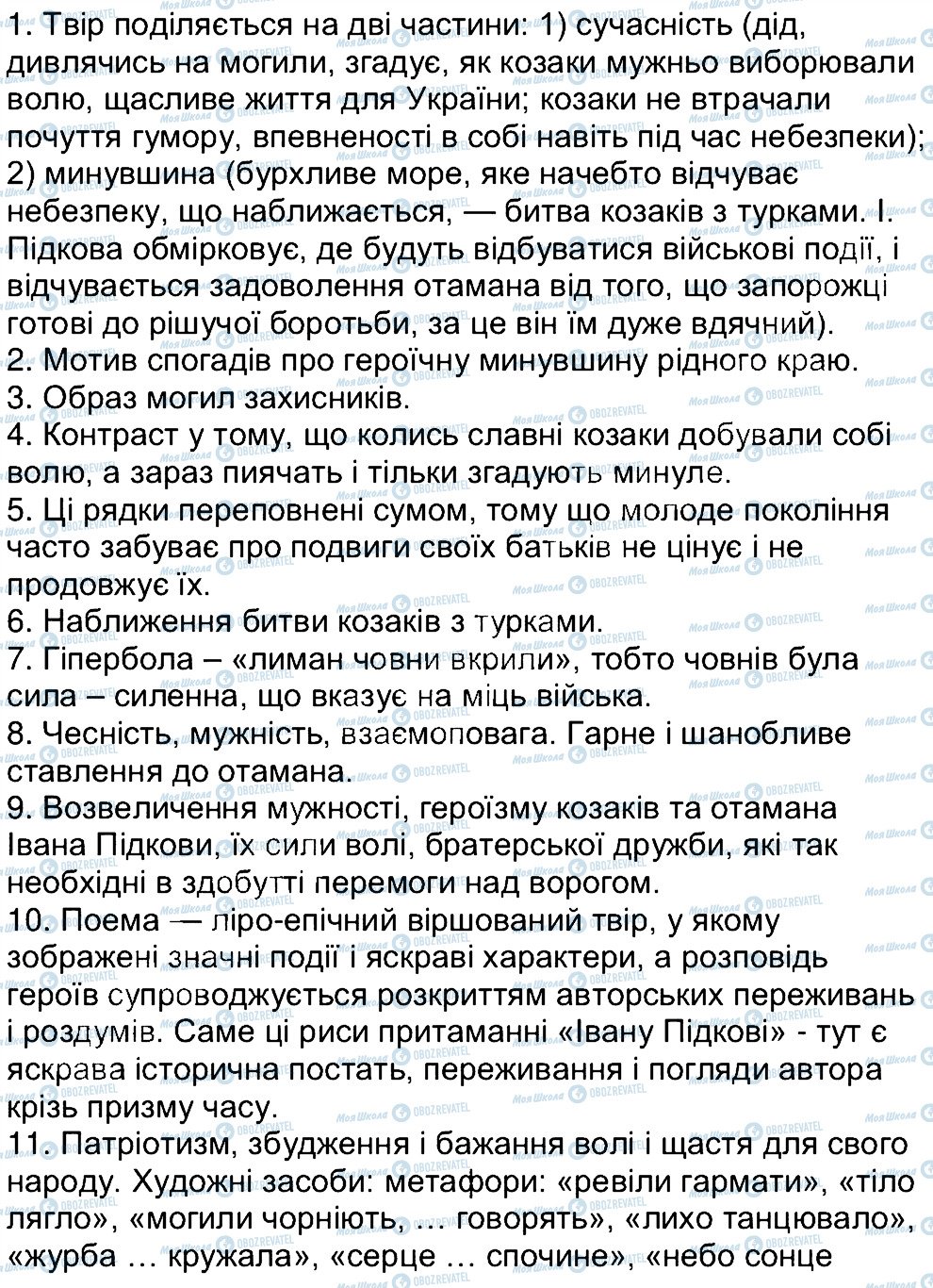 ГДЗ Українська література 6 клас сторінка 61