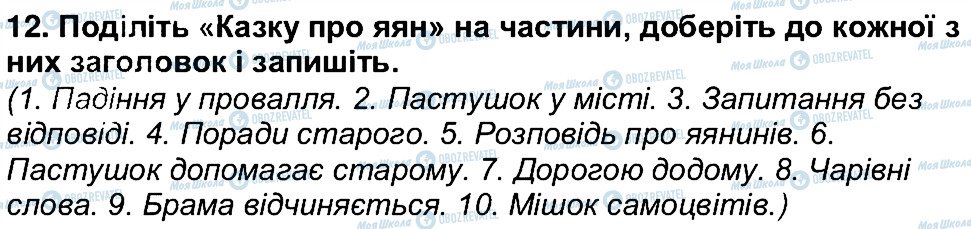 ГДЗ Українська література 6 клас сторінка 12