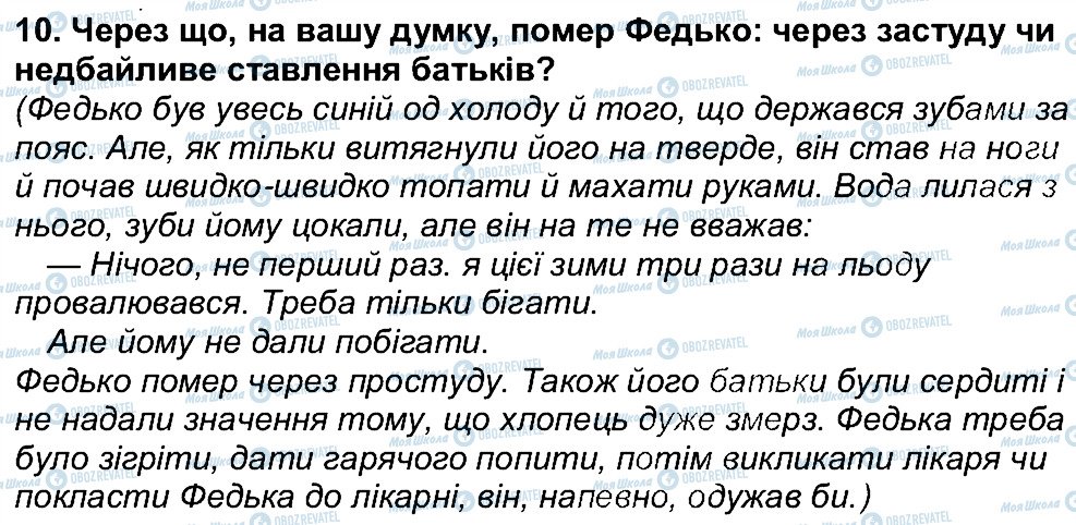 ГДЗ Українська література 6 клас сторінка 10