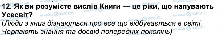 ГДЗ Українська література 6 клас сторінка 12