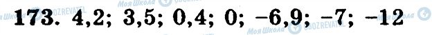 ГДЗ Математика 6 клас сторінка 173