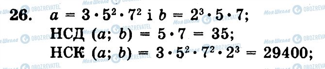 ГДЗ Математика 6 клас сторінка 26