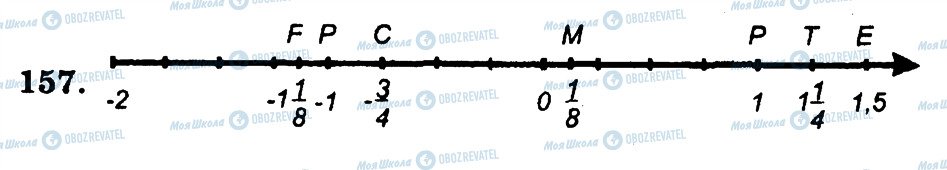 ГДЗ Математика 6 клас сторінка 157