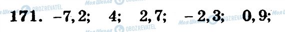 ГДЗ Математика 6 клас сторінка 171