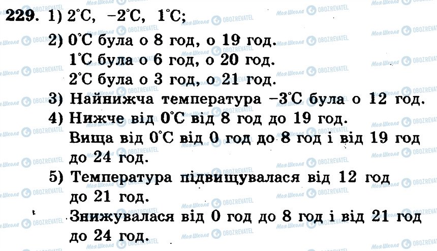 ГДЗ Математика 6 клас сторінка 229