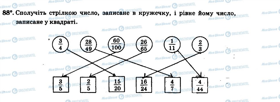 ГДЗ Математика 6 клас сторінка 88