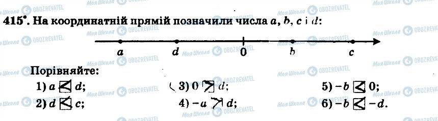 ГДЗ Математика 6 класс страница 415