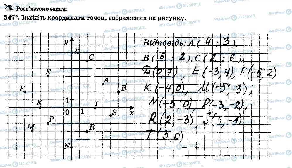 ГДЗ Математика 6 класс страница 547