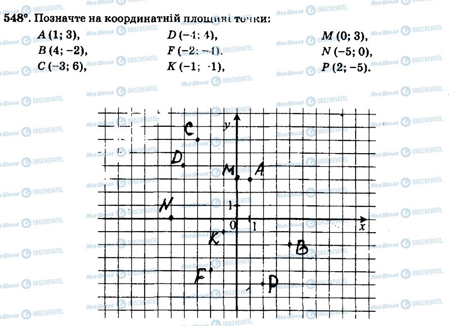 ГДЗ Математика 6 класс страница 548