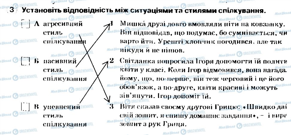 ГДЗ Основи здоров'я 6 клас сторінка 3