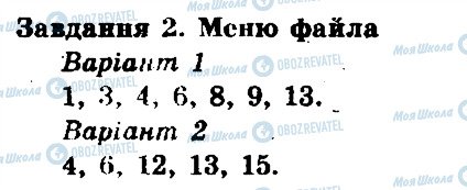 ГДЗ Інформатика 6 клас сторінка 2