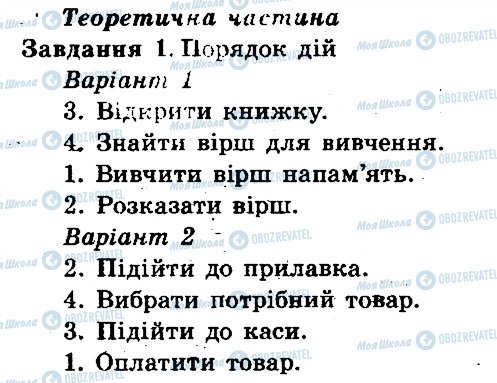 ГДЗ Інформатика 6 клас сторінка 1