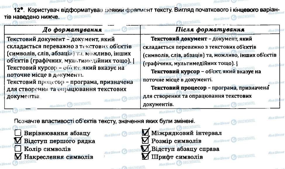 ГДЗ Інформатика 6 клас сторінка 12