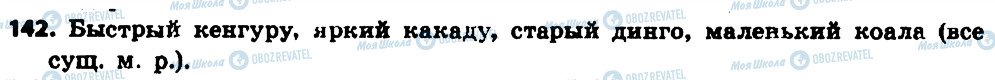 ГДЗ Російська мова 6 клас сторінка 142