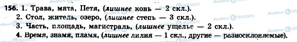 ГДЗ Російська мова 6 клас сторінка 156