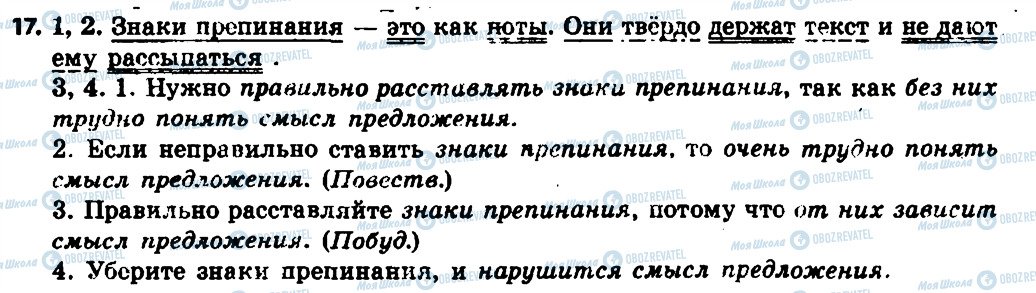 ГДЗ Русский язык 6 класс страница 17