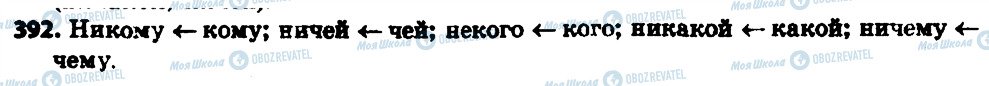 ГДЗ Російська мова 6 клас сторінка 392